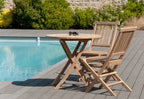 Fun - Salon De Jardin 2 Pers - Marron