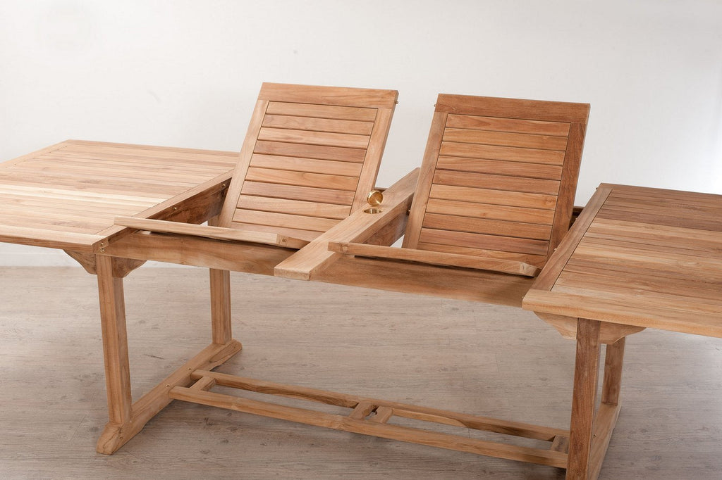 Fun - Table De Jardin 10/12 Pers - Marron