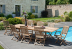 Fun - Table De Jardin 10/12 Pers - Marron