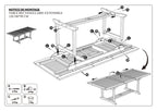 Fun - Table De Jardin 4/6 Pers - Marron
