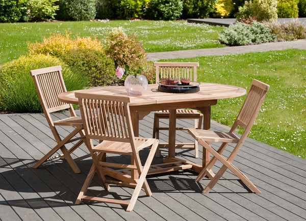 Fun - Table De Jardin 4/6 Pers - Marron