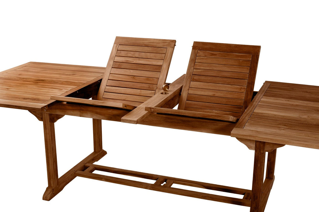 Maeva - Table De Jardin 10/12 Pers - Marron