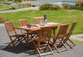 Maeva - Salon De Jardin 4/6 Pers - Marron