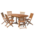 Maeva - Salon De Jardin 4/6 Pers - Marron