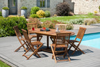 Maeva - Lot De 2 Chaises Jardin - Marron