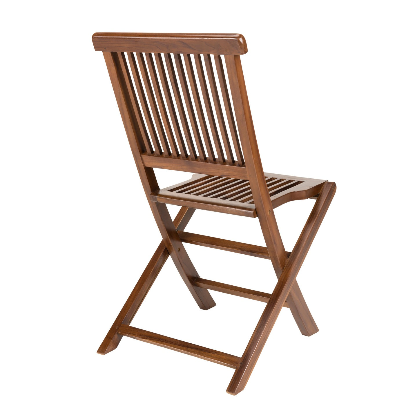 Maeva - Lot De 2 Chaises Jardin - Marron