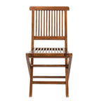 Maeva - Lot De 2 Chaises Jardin - Marron