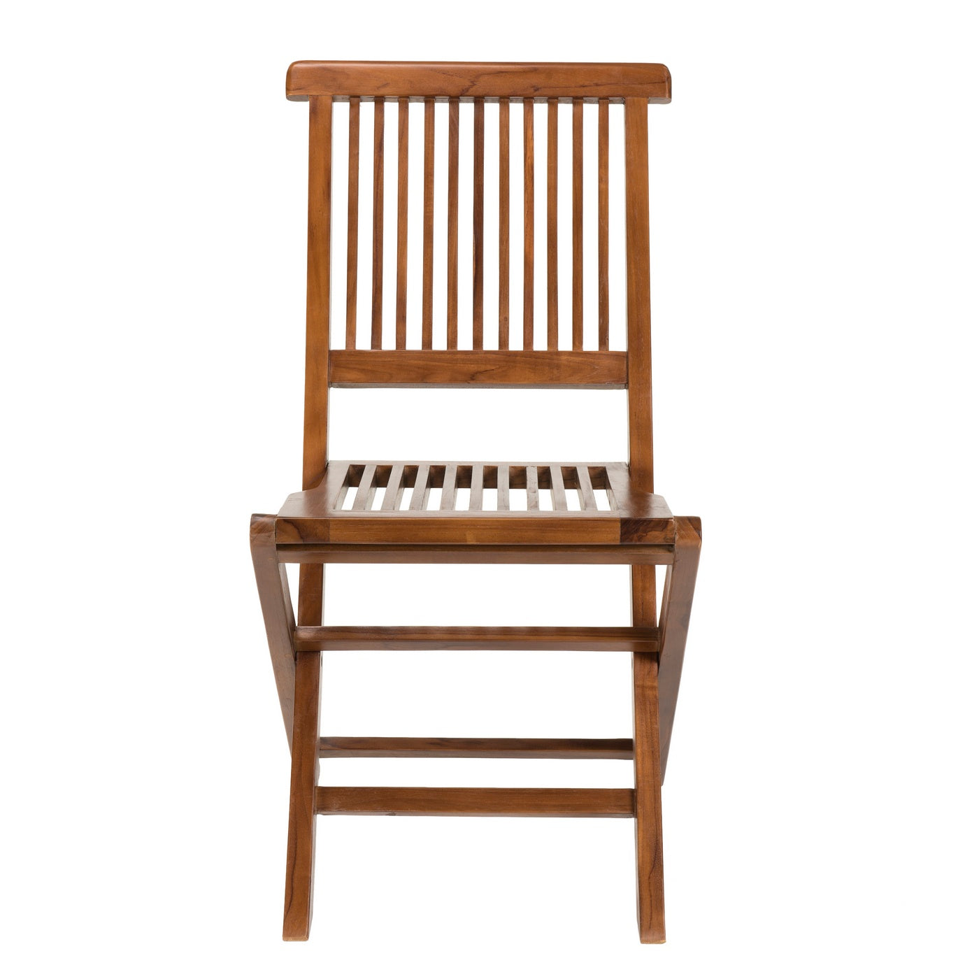 Maeva - Lot De 2 Chaises Jardin - Marron