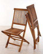Maeva - Lot De 2 Chaises Jardin - Marron