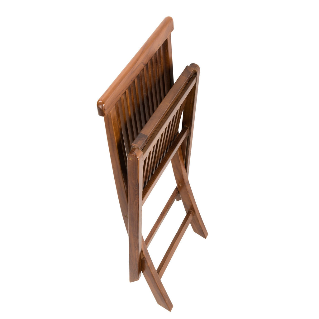 Maeva - Lot De 2 Chaises Jardin - Marron