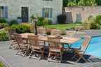 Fun - Salon De Jardin 10/12 Pers - Marron