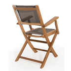 Fun - Lot De 2 Fauteuils Jardin - Taupe/Marron