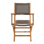 Fun - Lot De 2 Fauteuils Jardin - Taupe/Marron