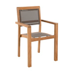 Fun - Lot De 2 Fauteuils Jardin - Taupe/Marron