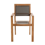 Fun - Lot De 2 Fauteuils Jardin - Taupe/Marron