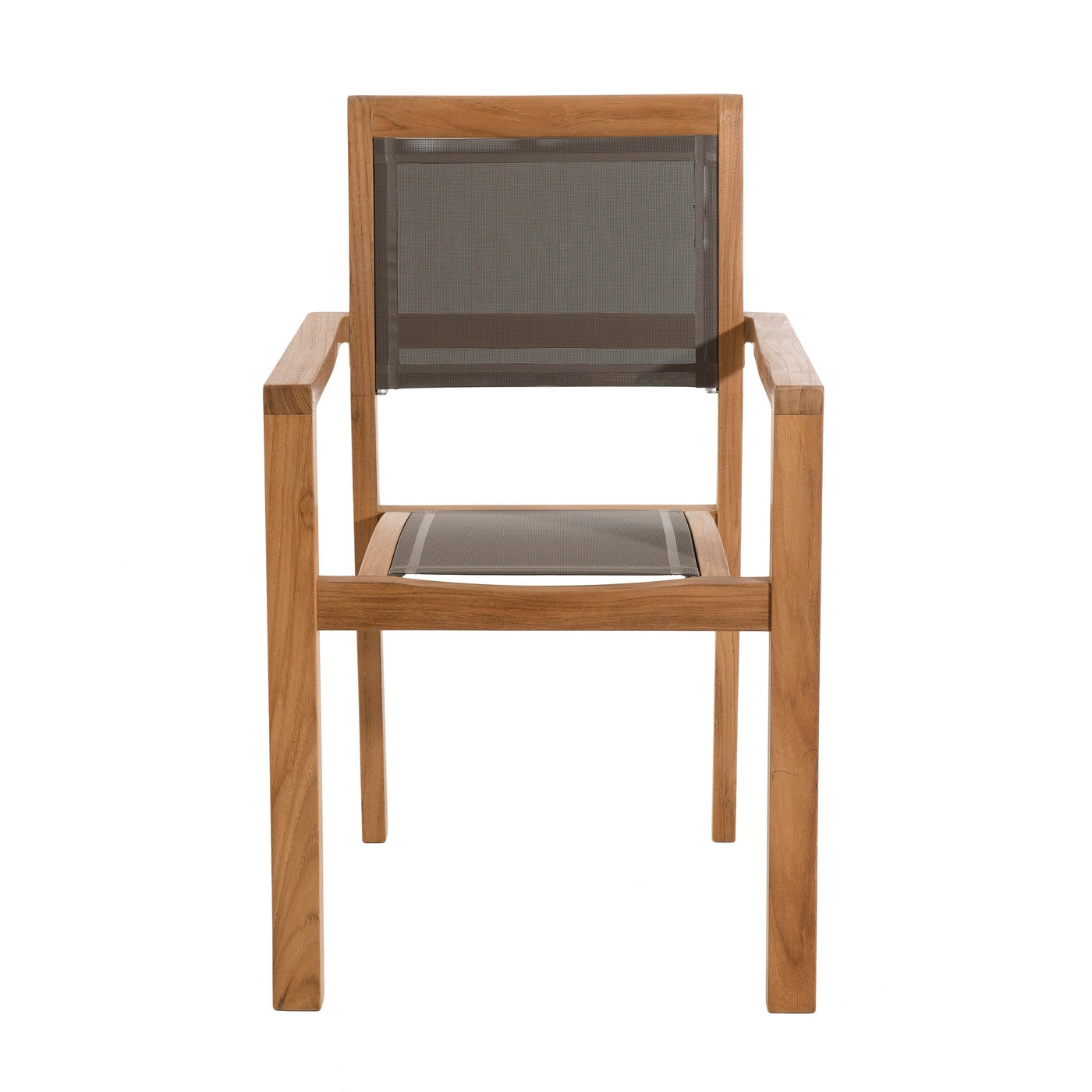 Fun - Lot De 2 Fauteuils Jardin - Taupe/Marron