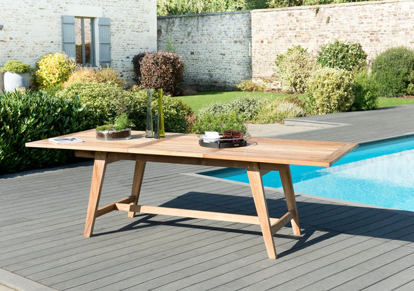 Fun - Table De Jardin 8/10 Pers - Taupe/Marron