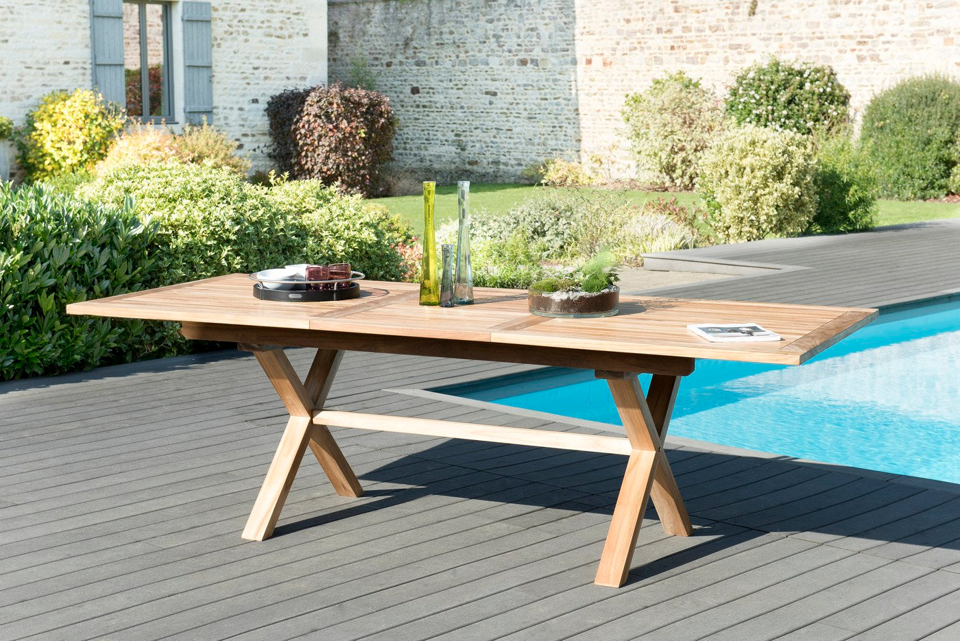 Fun - Table De Jardin 8/10 Pers - Marron