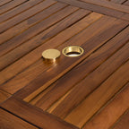 Maeva - Table De Jardin 8/10 Pers - Marron
