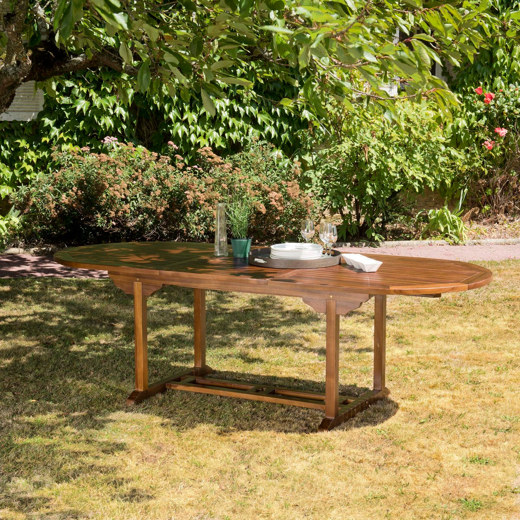 Maeva - Table De Jardin 8/10 Pers - Marron