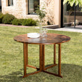 Maeva - Table De Jardin 4/5 Pers - Marron