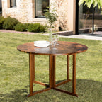 Maeva - Table De Jardin 4/5 Pers - Marron