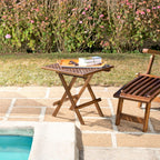 Maeva - Table Pique-Nique De Jardin - Marron