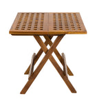 Maeva - Table Pique-Nique De Jardin - Marron