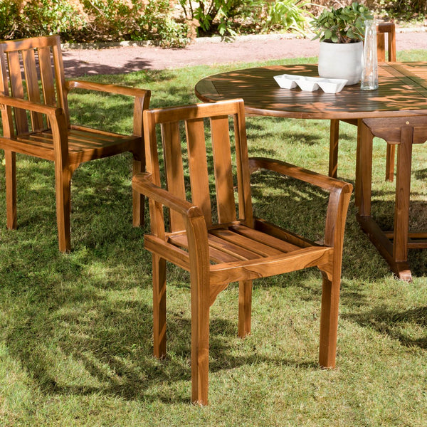 Maeva - Lot De 2 Fauteuils Jardin - Marron