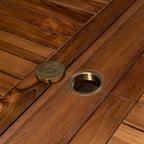 Maeva - Table De Jardin 10/12 Pers - Marron