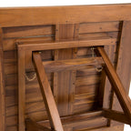 Maeva - Table De Jardin 2 Pers - Marron