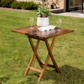 Maeva - Table De Jardin 2 Pers - Marron