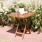 Maeva - Table De Jardin 2 Pers - Marron