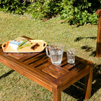 Maeva - Table Basse De Jardin - Marron
