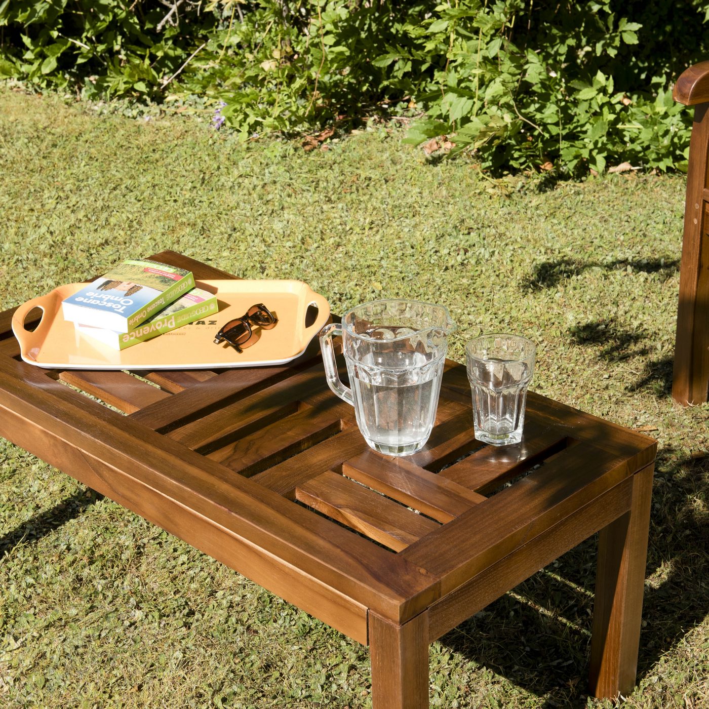Maeva - Table Basse De Jardin - Marron