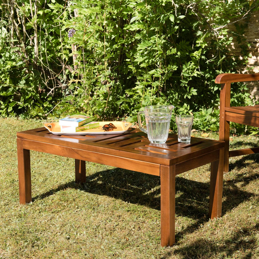 Maeva - Table Basse De Jardin - Marron