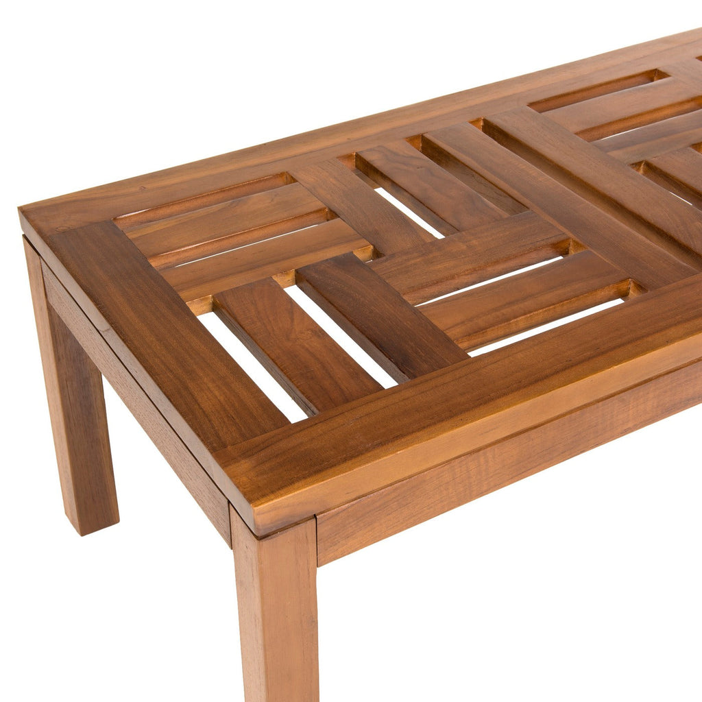 Maeva - Table Basse De Jardin - Marron