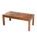 Maeva - Table Basse De Jardin - Marron