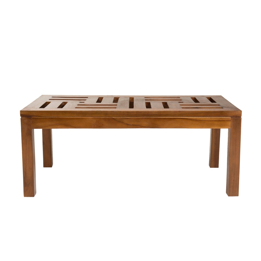 Maeva - Table Basse De Jardin - Marron