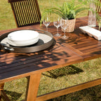 Maeva - Table De Jardin 8/10 Pers - Marron