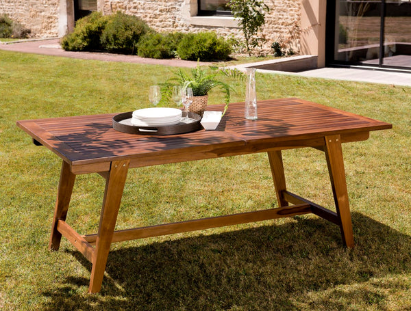 Maeva - Table De Jardin 8/10 Pers - Marron