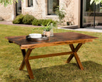 Maeva - Table De Jardin 8/10 Pers - Marron