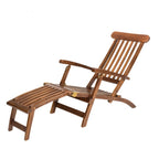 Maeva - Chaise Longue De Jardin - Marron