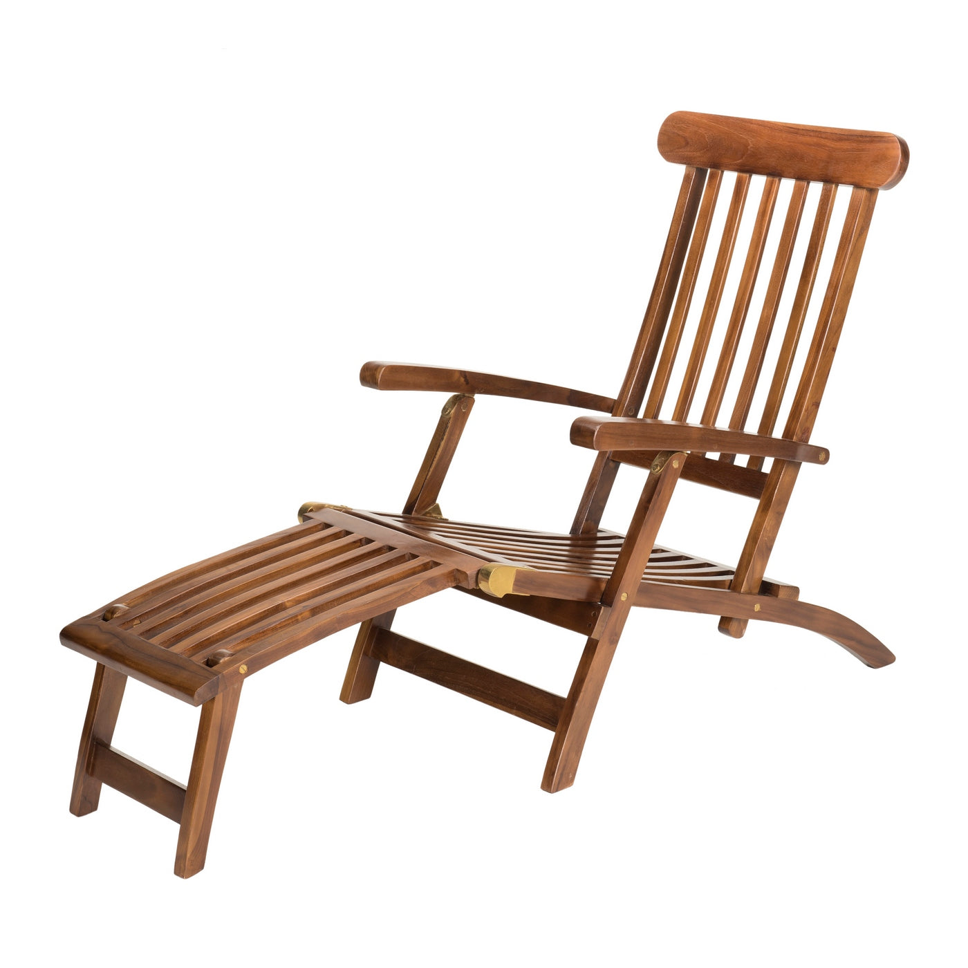 Maeva - Chaise Longue De Jardin - Marron