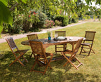 Maeva - Salon De Jardin 8/10 Pers - Marron