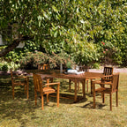 Maeva - Salon De Jardin 8/10 Pers - Marron