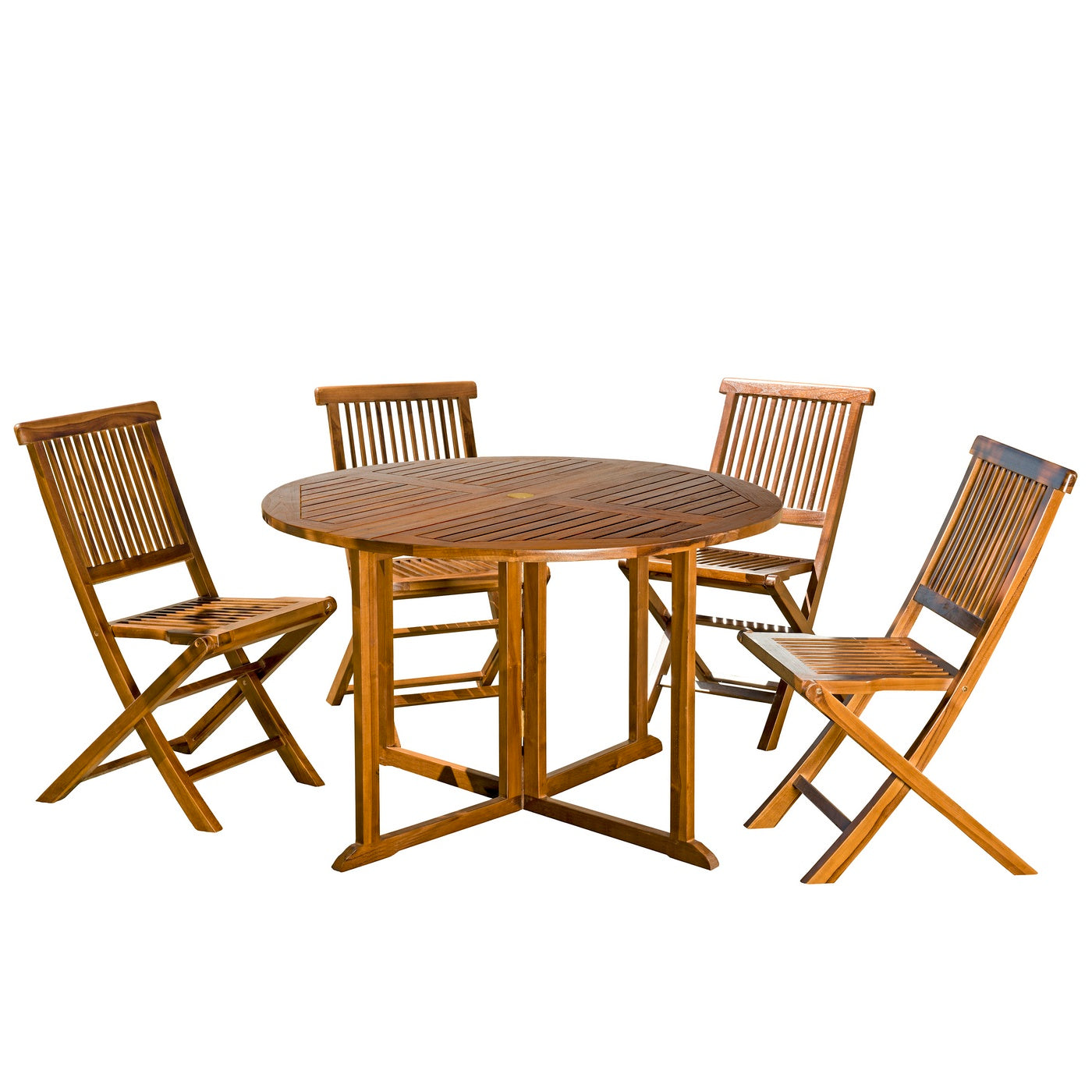 Maeva - Salon De Jardin 4/5 Pers - Marron