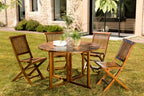 Maeva - Salon De Jardin 4/5 Pers - Marron