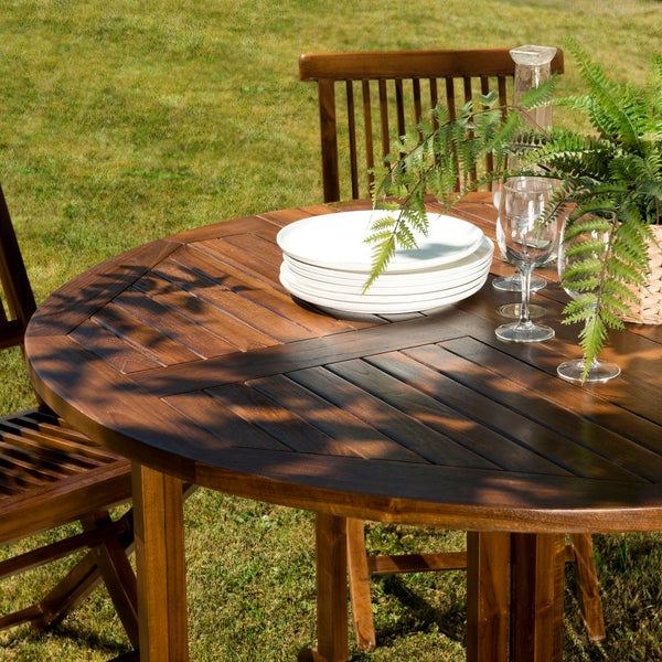 Maeva - Salon De Jardin 4/5 Pers - Marron
