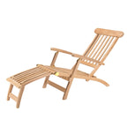 Fun - Chaise Longue De Jardin - Marron